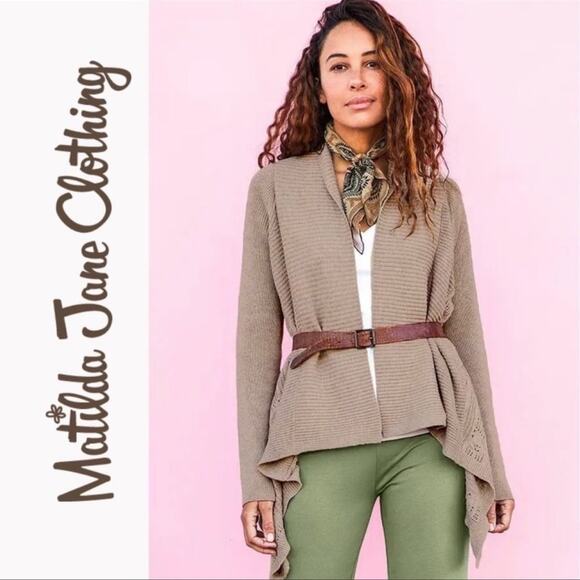 Matilda Jane Dream Chasers Lets Getaway Cardigan Cashmere Blend Cardigan Size M - Picture 3 of 16